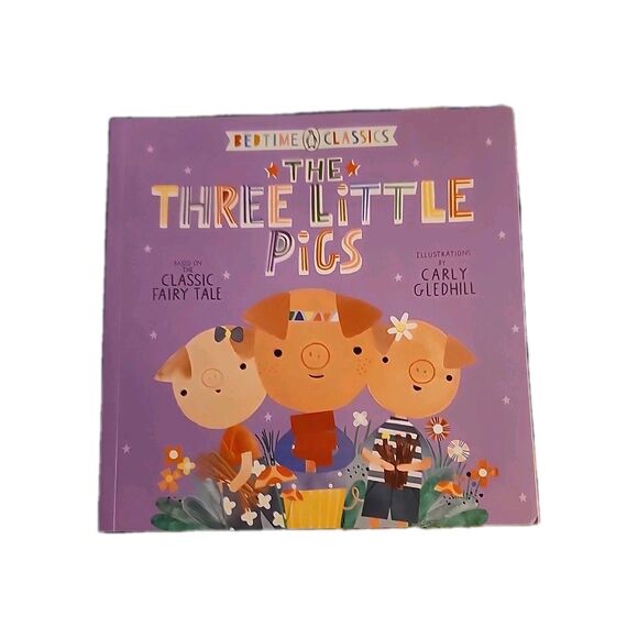 Library of Congress Three Little Pigs Bedtime Classics Carly Gledhill 2020 Book - Picture 1 of 8
